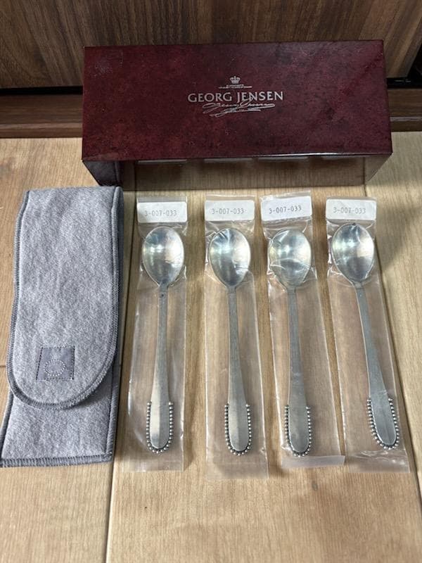 【未開封】  ジョージジェンセン　ティスプーン 4本セット