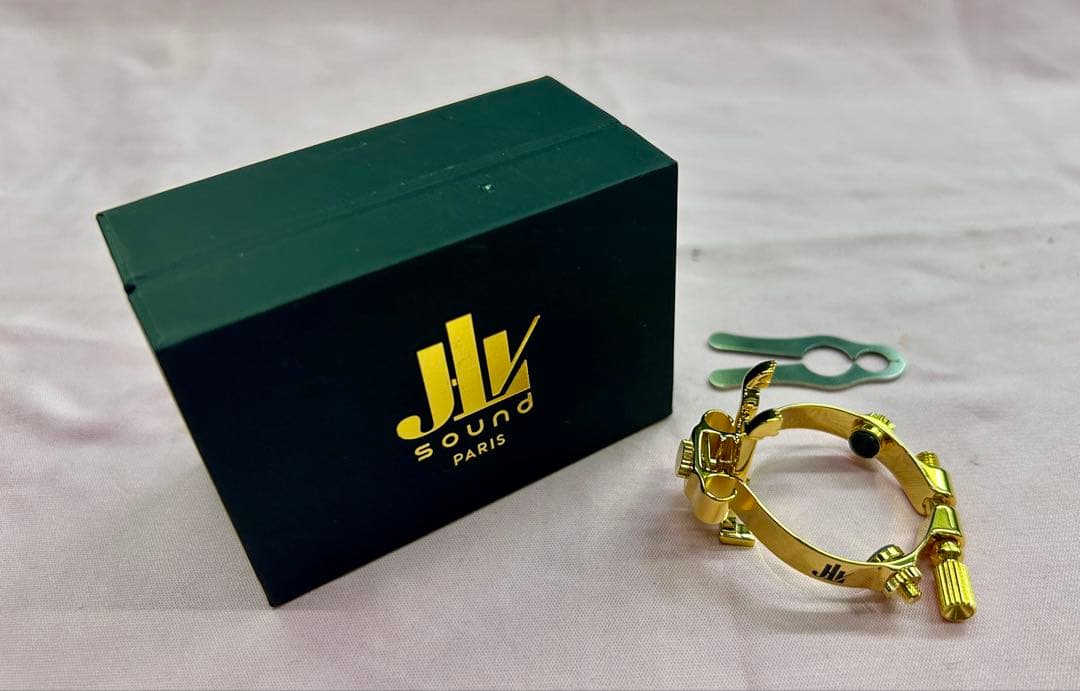 【美品】JLV B♭クラリネット用リガチャー 24K GP