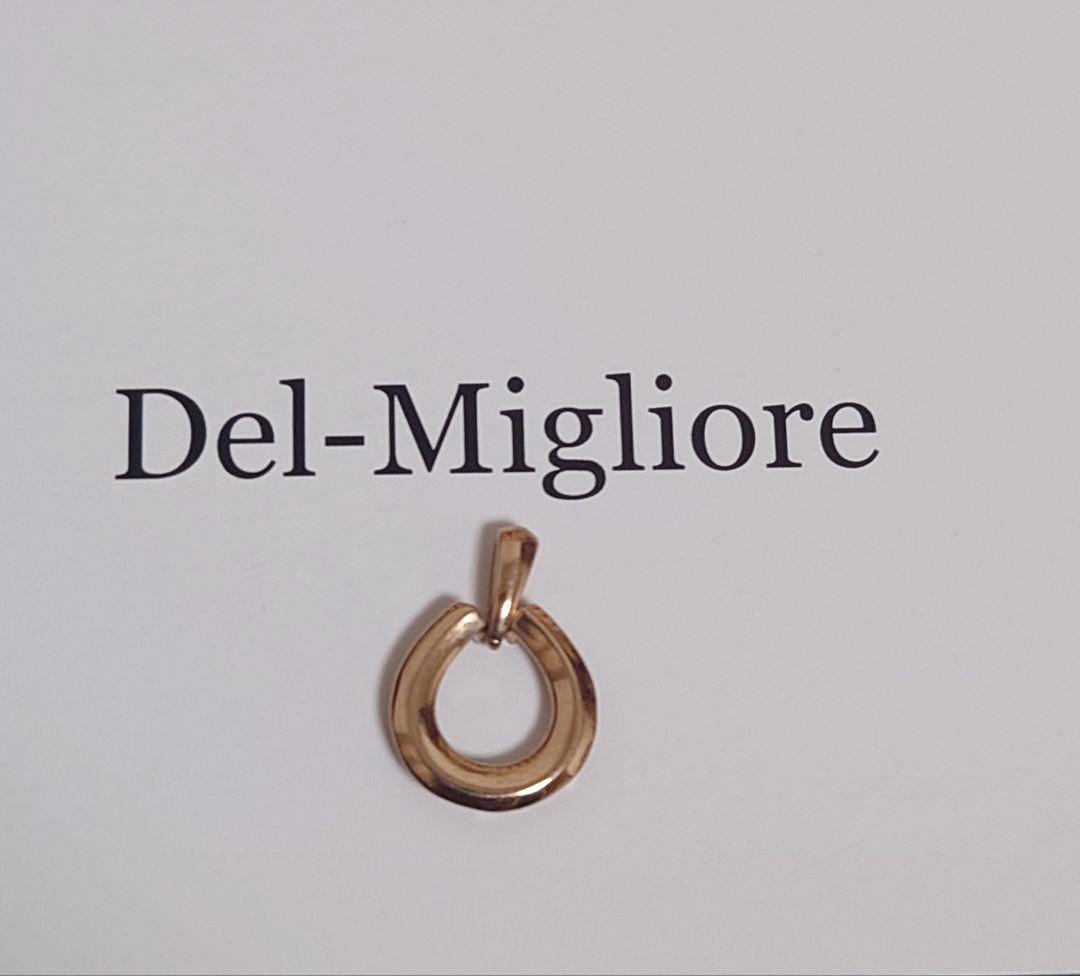 かおかお　馬蹄　K18PG ペンダントトップ　デルミリオーレ