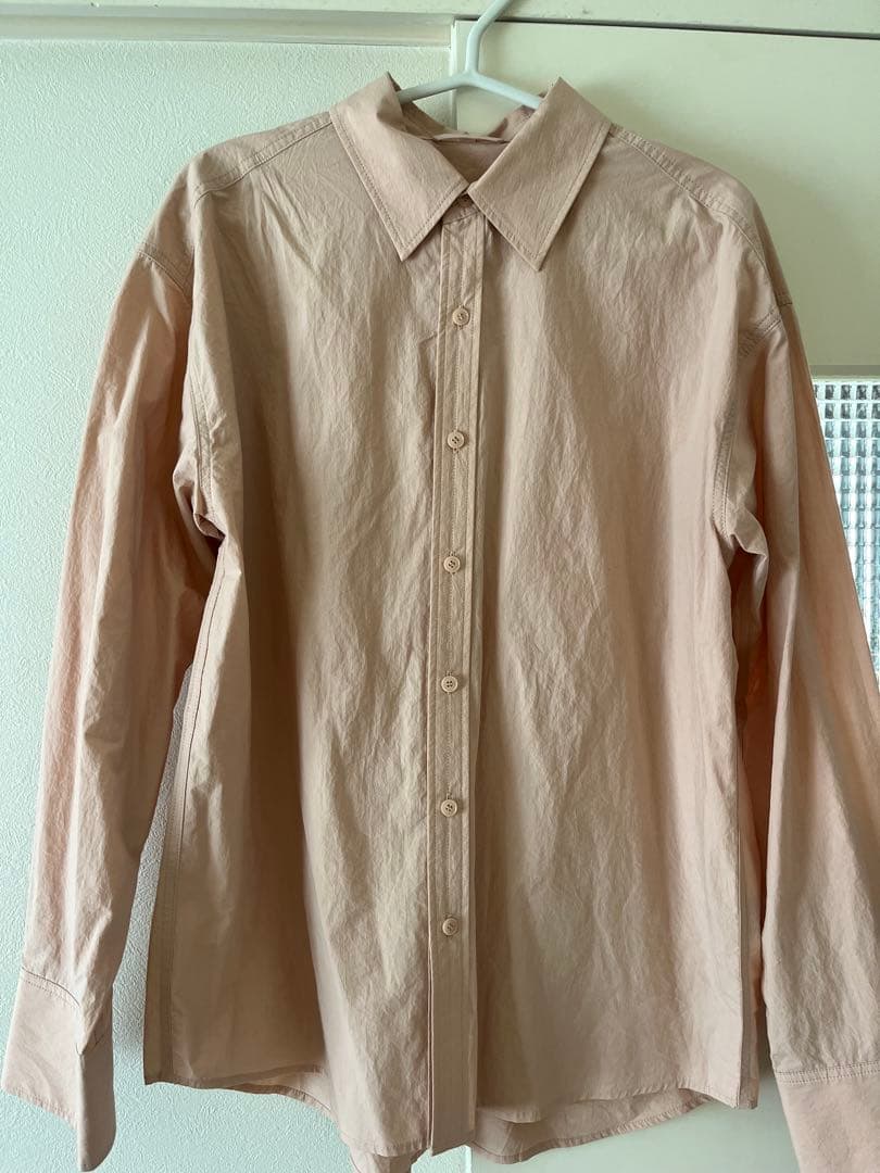 トゥデイフルTypewriter Box Shirts ピンク