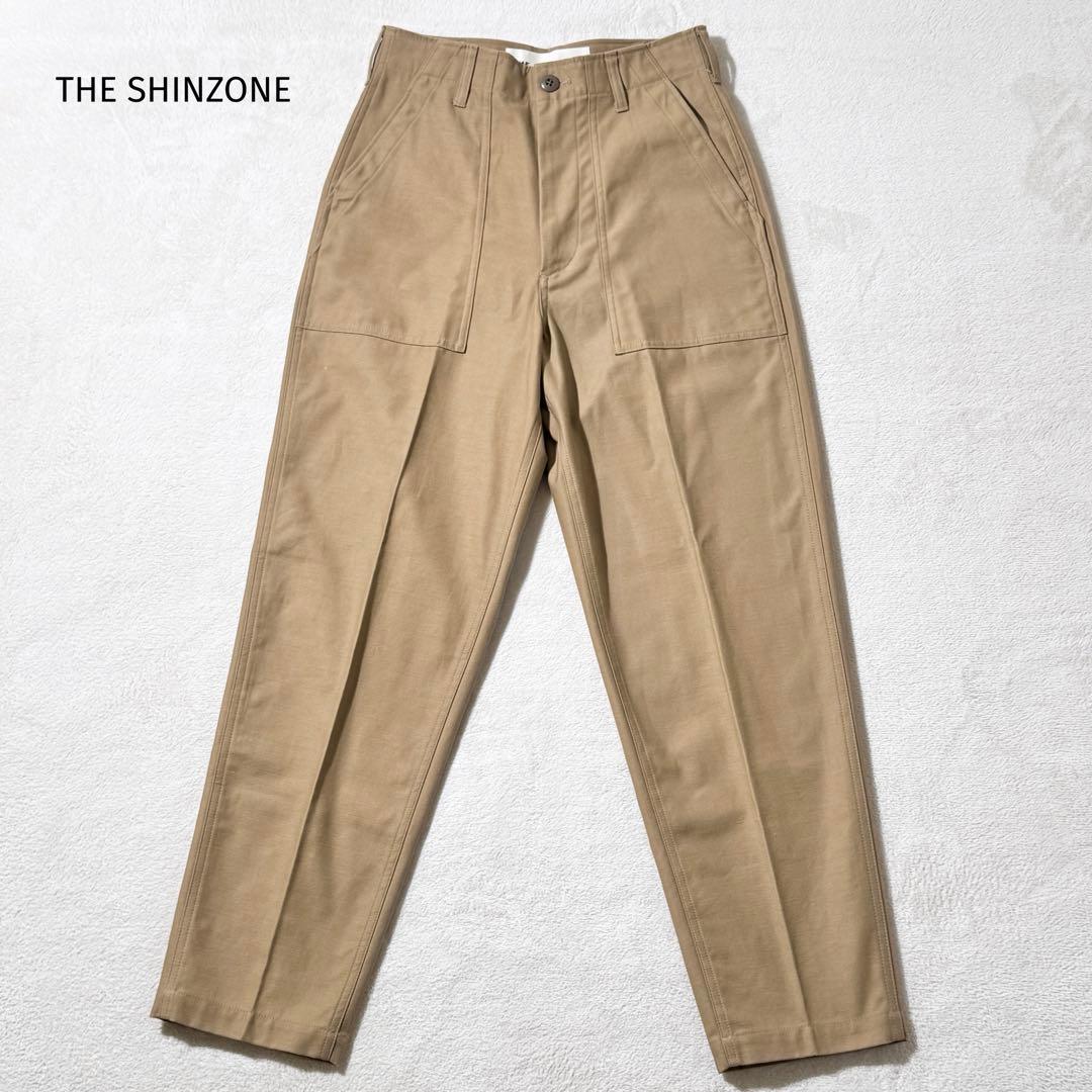 THE　SHINZONEシンゾーン　ベイカーパンツ　コットン　ベージュ　34