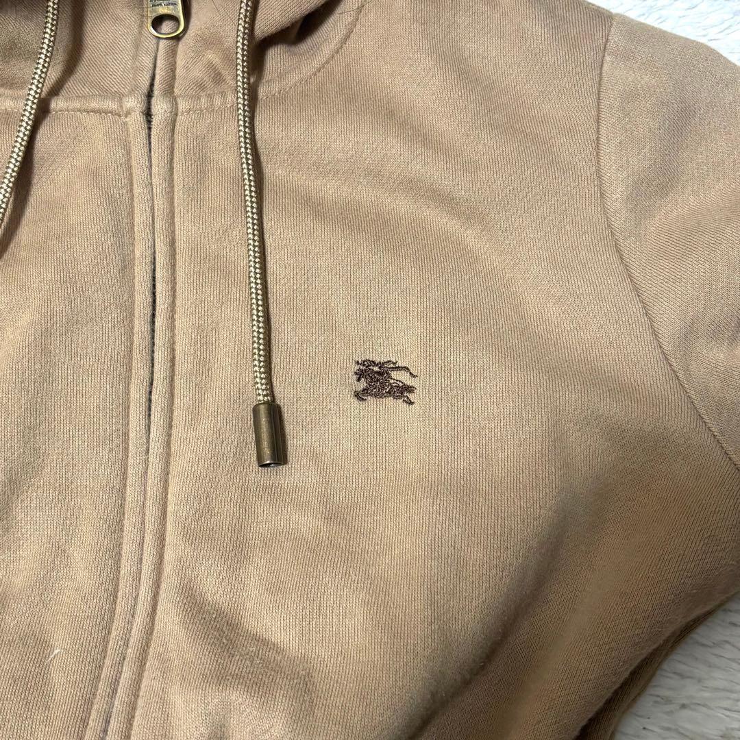 BURBERRY ファー付きジップパーカー （ファー取り外し可） ファーパーカー