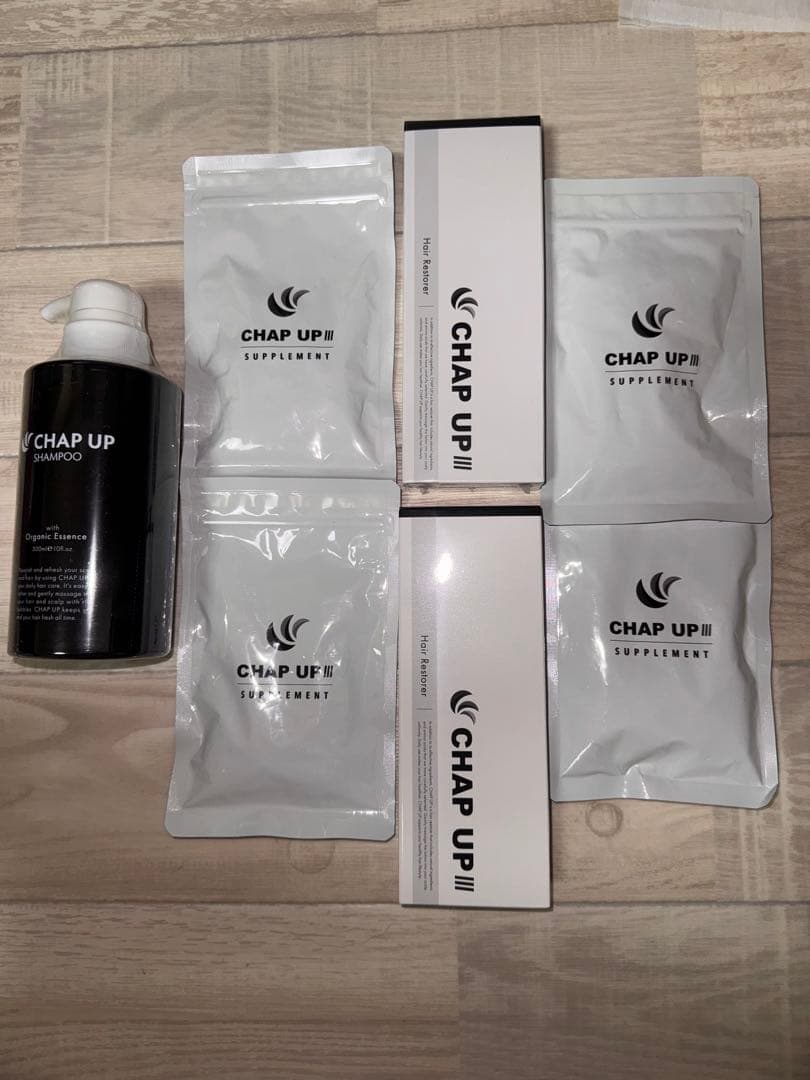 CHAP UP シャンプー、ローション、サプリメントセット