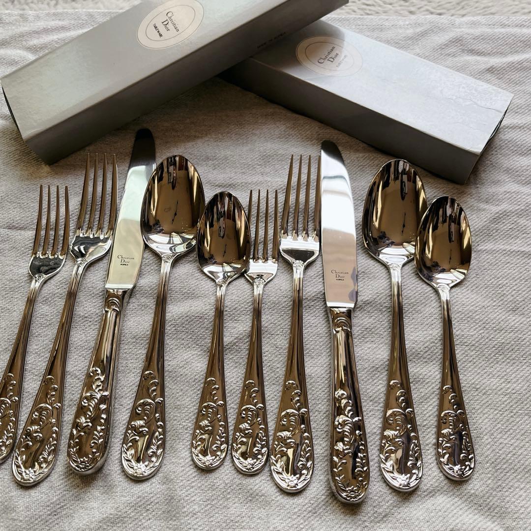 Christian Dior カトラリー ナイフ・フォーク・スプーン5本×2箱
