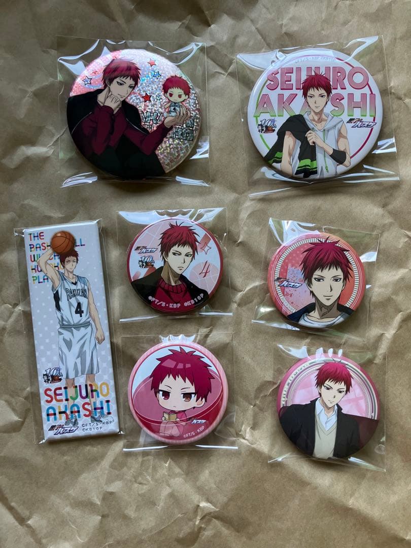 黒子のバスケ　赤司征十郎　缶バッジ　アクリルスタンド　まとめ売り