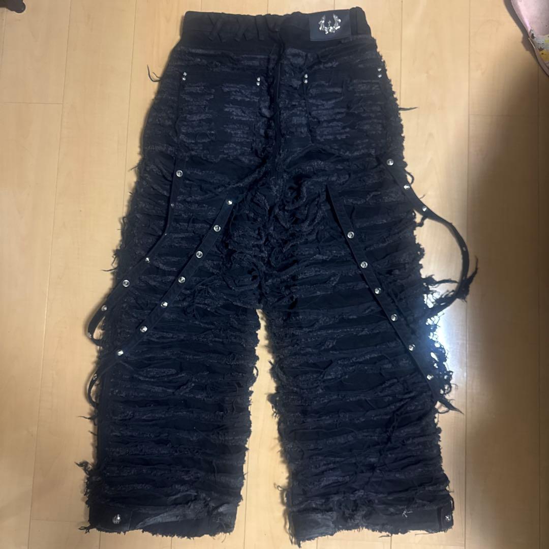 パンツ UNIZ WORLDWIDE WHITE EYES PANTS OPIUM