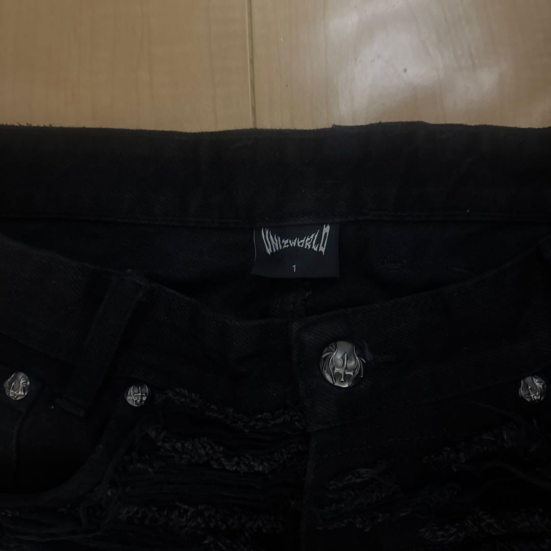 パンツ UNIZ WORLDWIDE WHITE EYES PANTS OPIUM