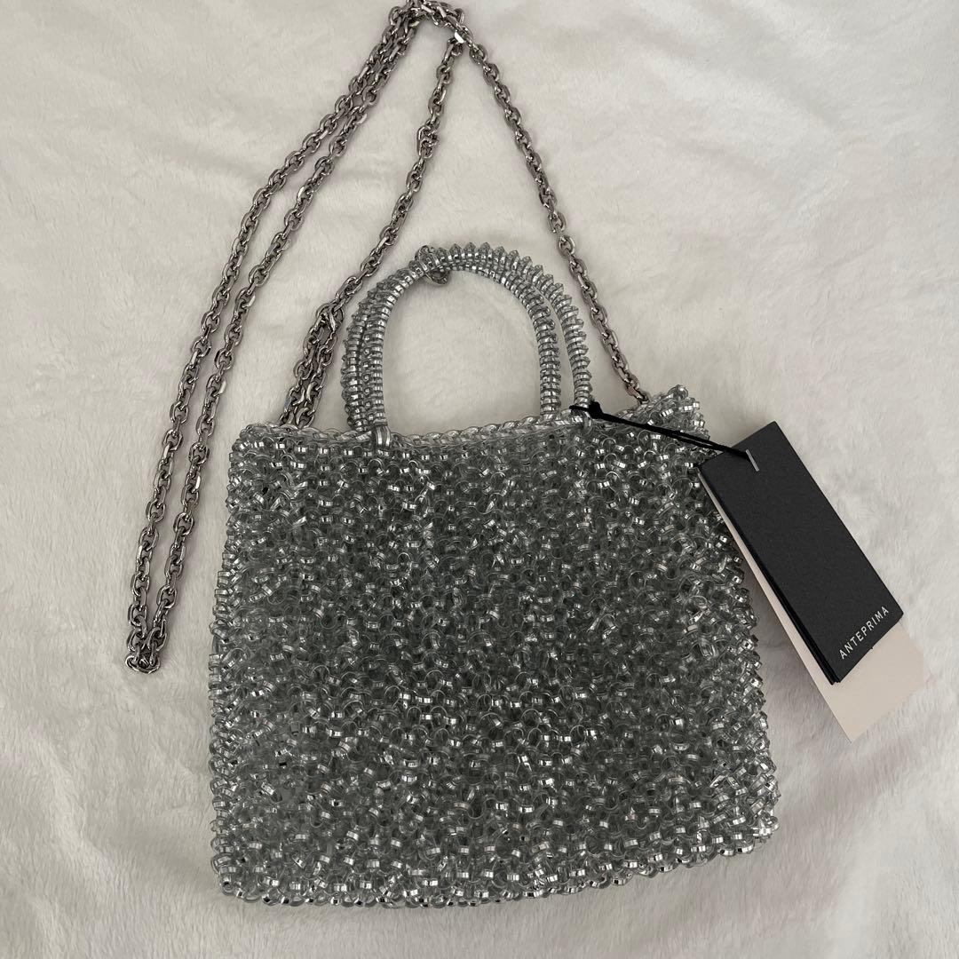 ★新品★ ANTEPRIMA アンテプリマ　ミニアトゥーラ　人気カラーシルバー