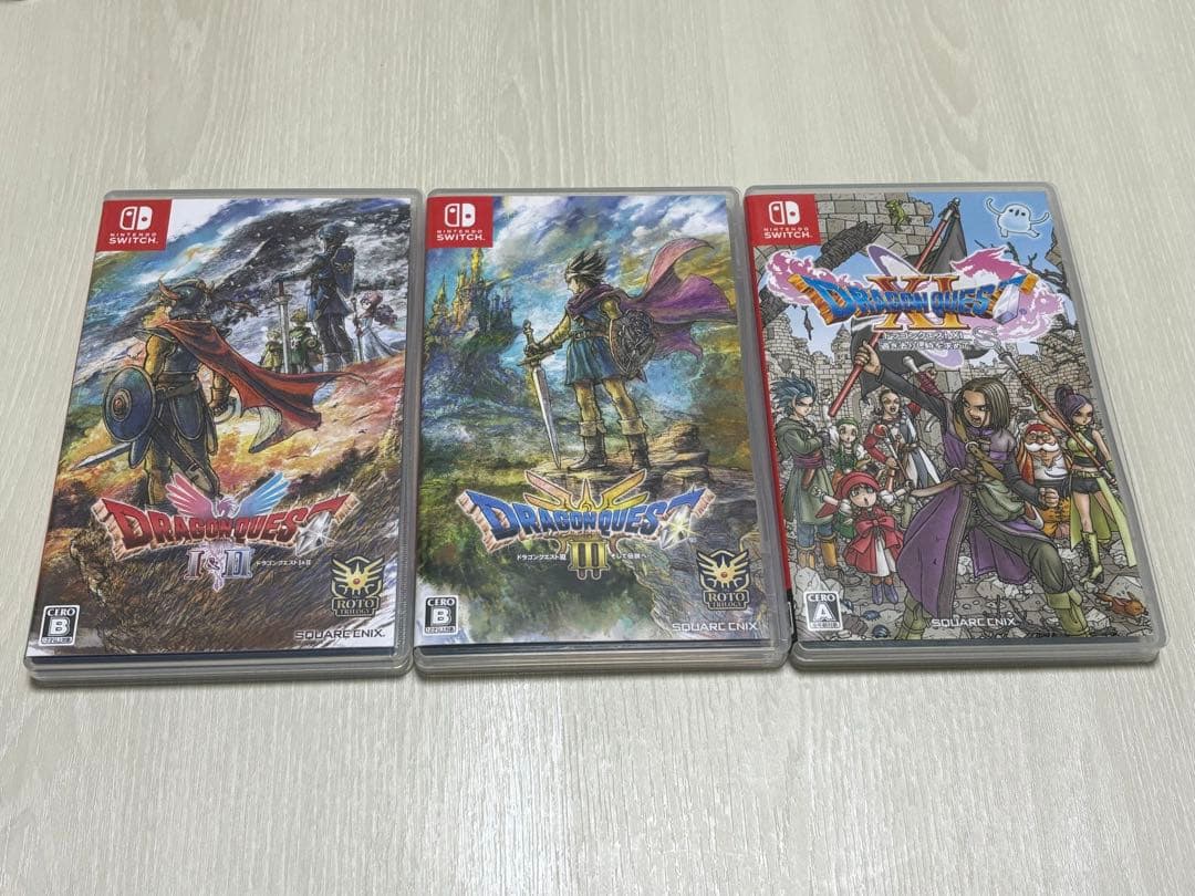 スイッチ ドラクエⅠ&Ⅱ、ドラクエⅢ、ドラクエⅪ 3本セット ドラゴンクエスト