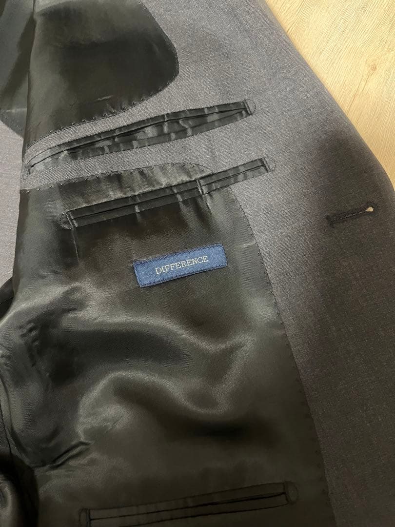 DIFFERENCE グレー ビジネススーツ セットアップ