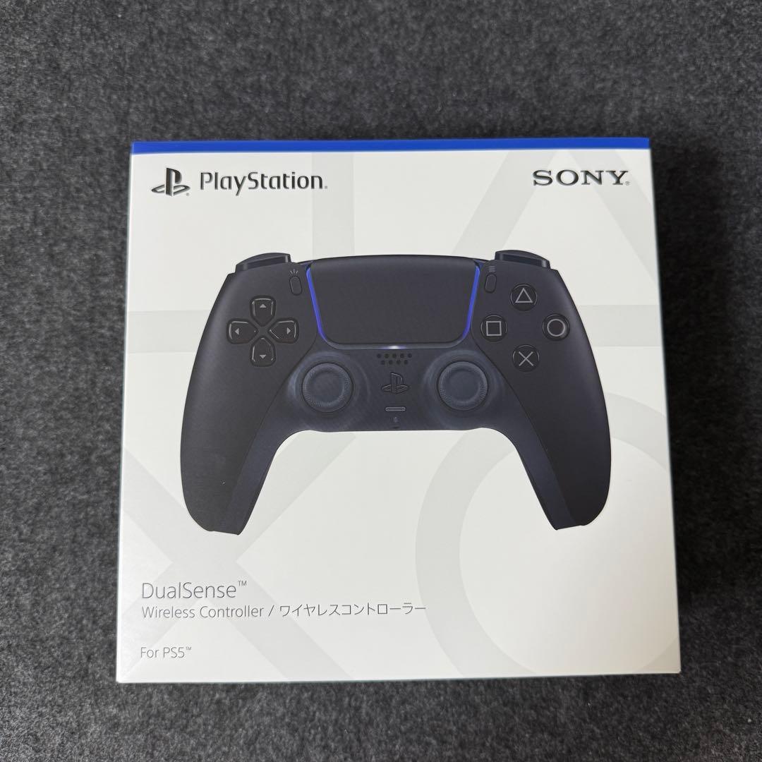 新品 PS5 DualSense ワイヤレスコントローラー　ミッドナイトブラック