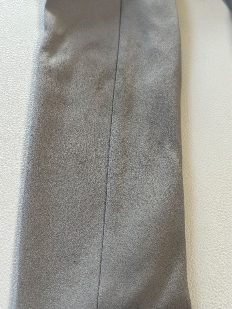 ベイジ セットアップノーカラー スーツ CINDY シンディ ライトグレー