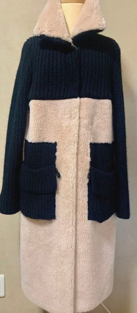 テディベアエコファー ロングコート