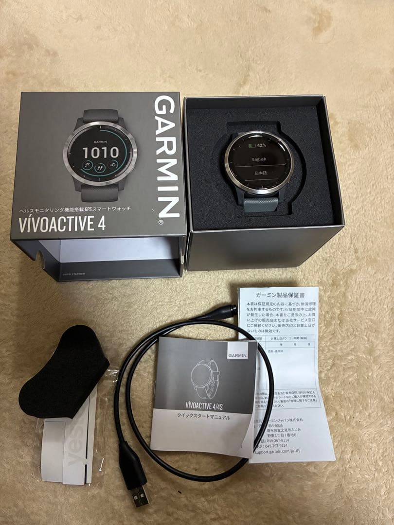 ガーミンvivoactive4 garmin 美品
