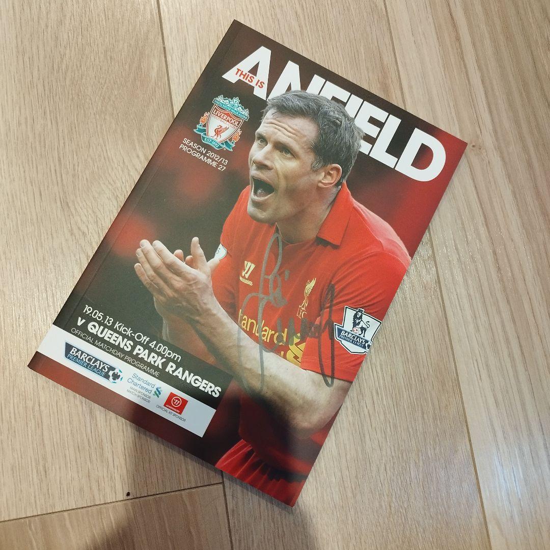 サイン入り リバプール 2012/13シーズン マッチプログラム QPR戦