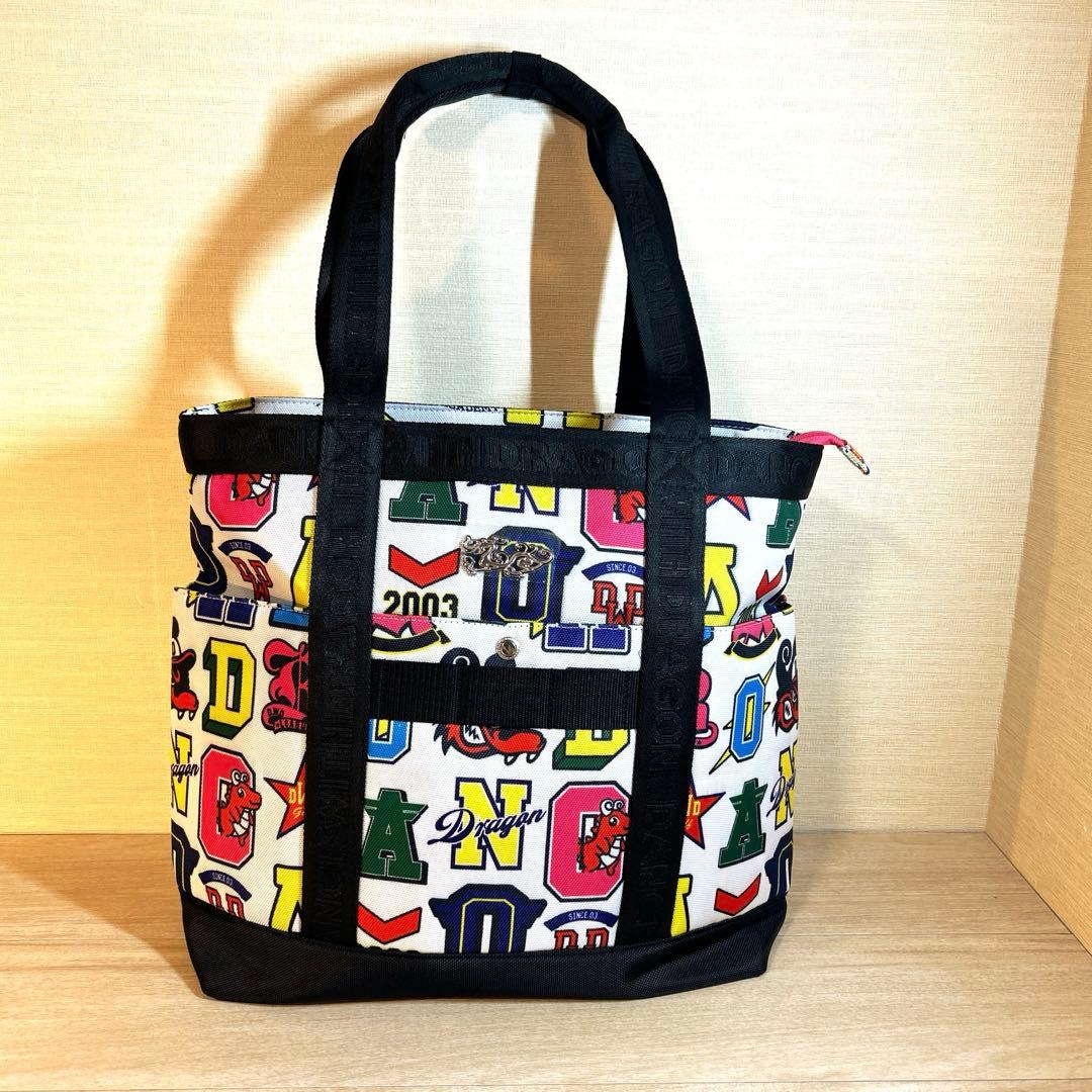 ダンスウィズドラゴン　バリスティックプリント　トートバッグ　ゴルフバッグ