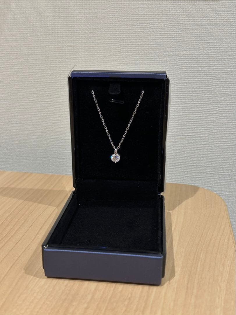 【かず】ダイヤモンドネックレス　プラチナpt950刻印あり