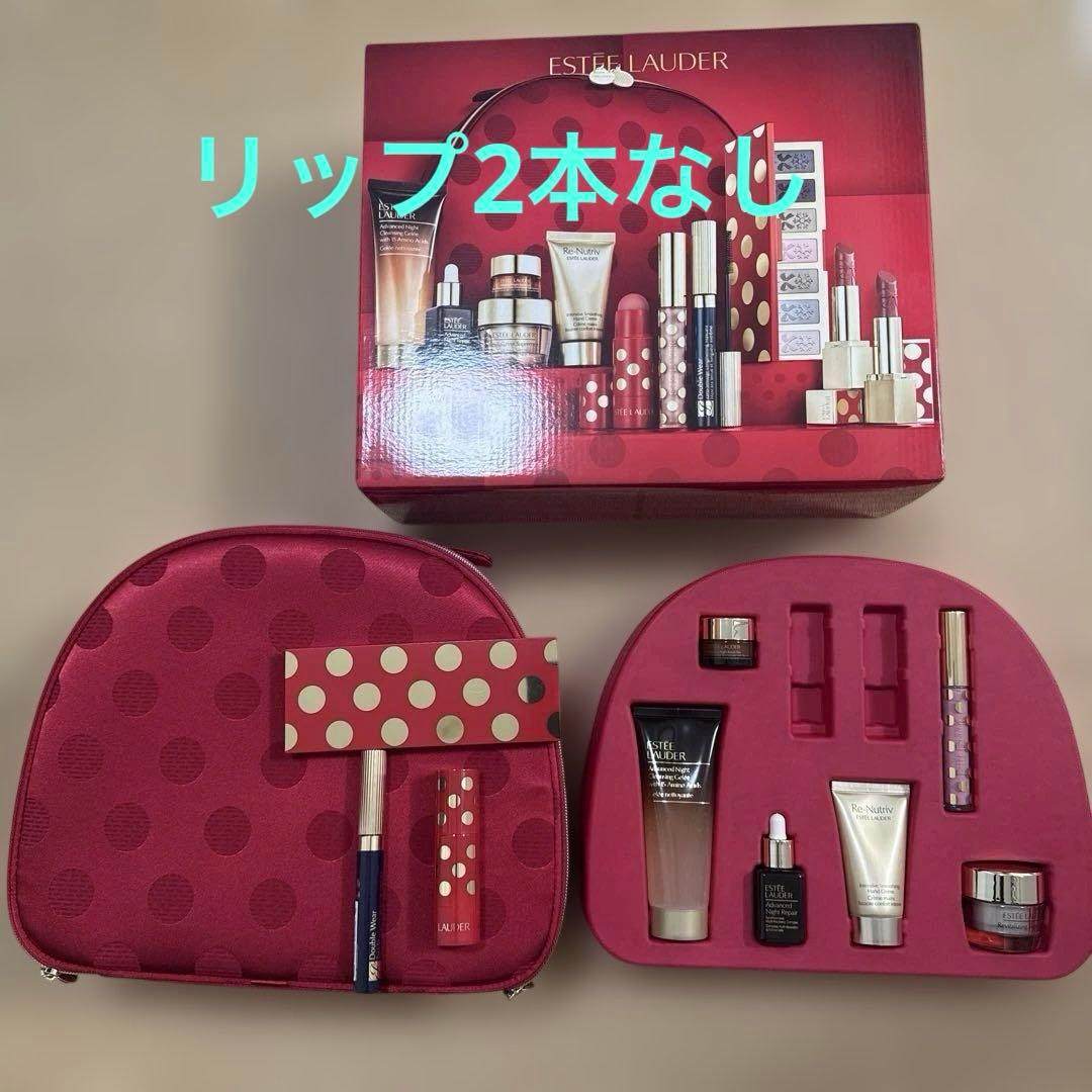 リップ2本なし　新品 エスティローダー メークアップ2025クリスマスコフレ