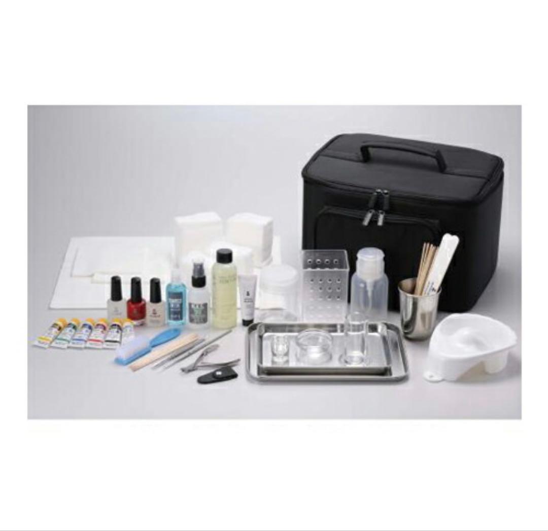 JNEC3級ネイルキットJESSICA 黒収納ケース付き その他おまけ付き