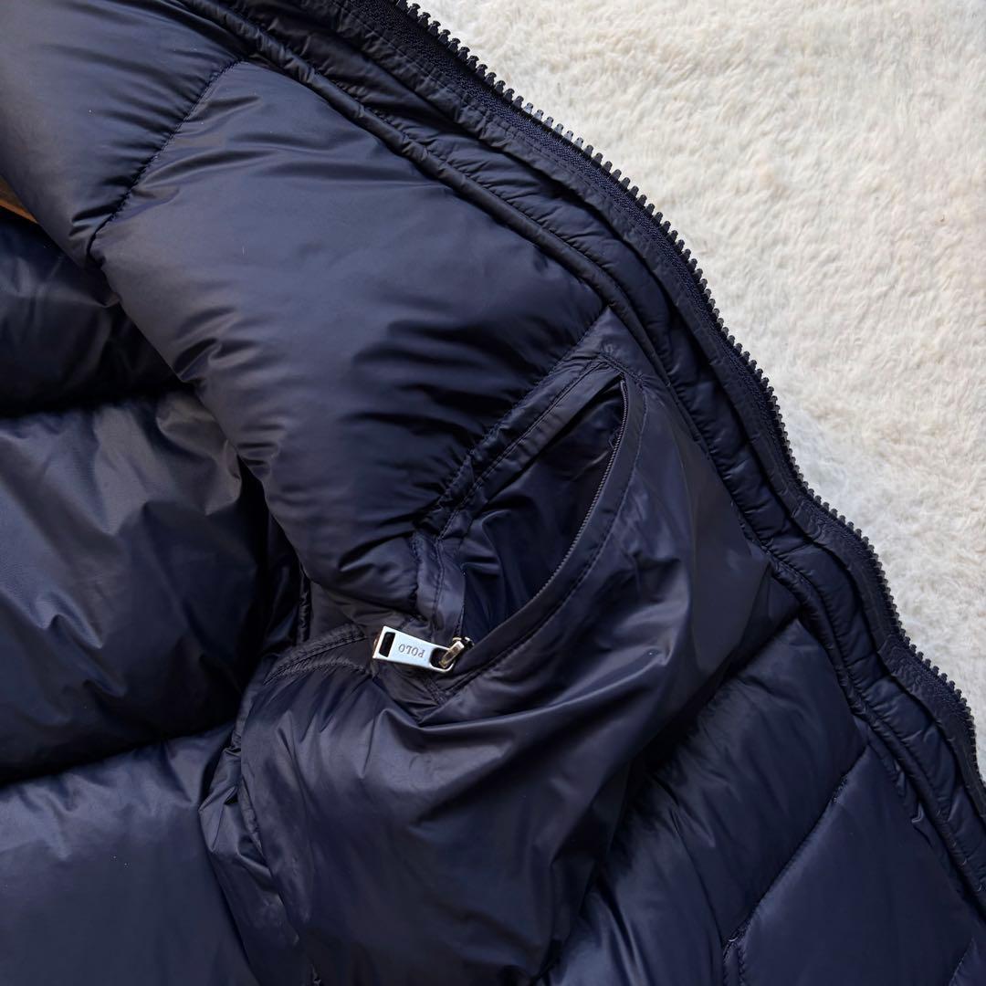 美品✨ポロラルフローレン ウールダウンコート ブラックウォッチ 刺繍 S 現行品