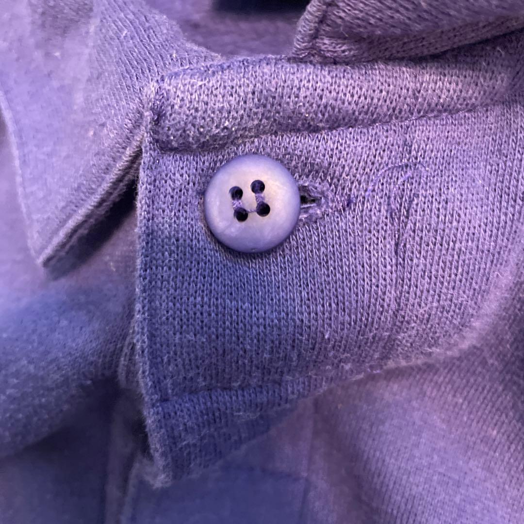 短丈　襟付き　patagonia パープル スウェット M