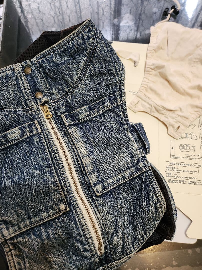 値下げ10/27まで　CUSE BERRY キューズベリー　デニム抱っこ紐