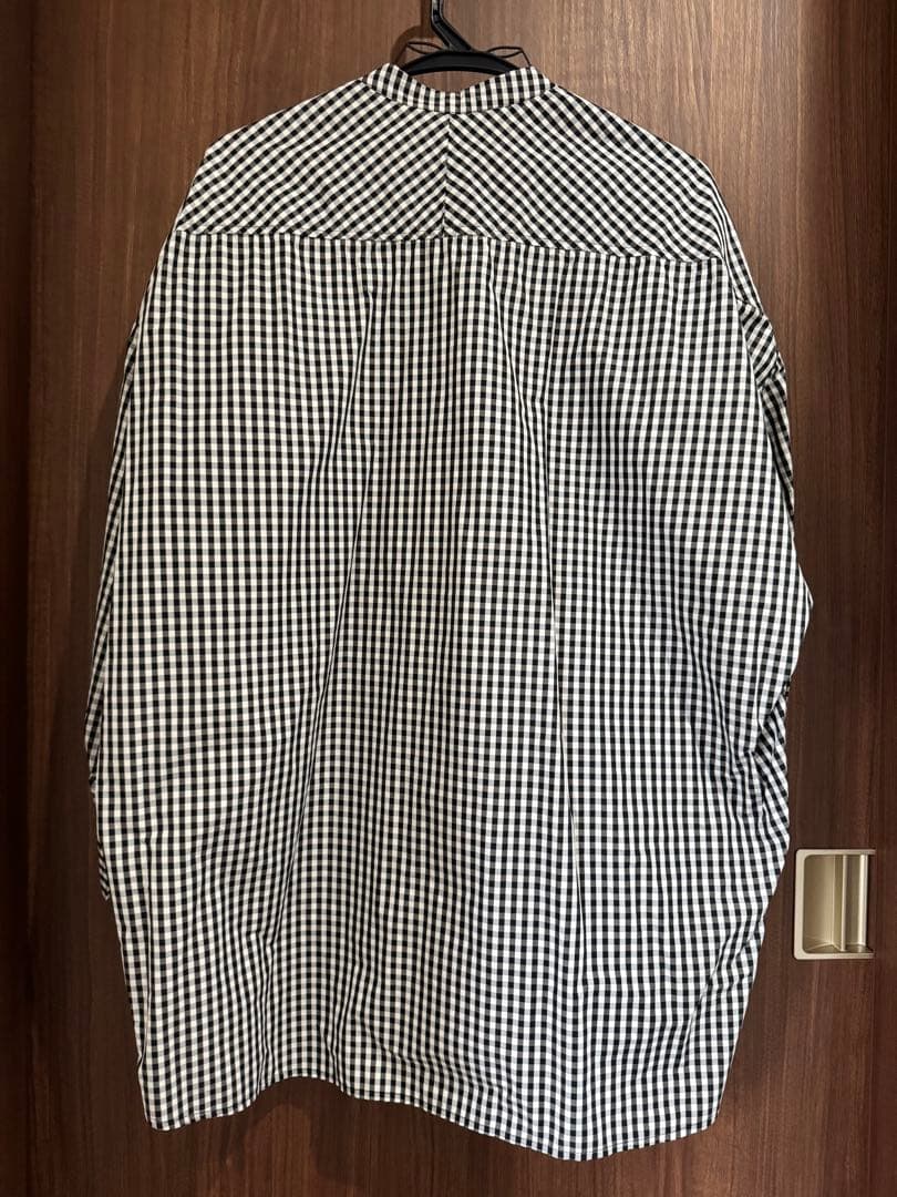 qfb17美品　MACHATT ギンガムチェックオーバーシャツ