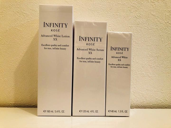 コーセー　インフィニティアドバンスト ホワイトXX「化粧水＋乳液＋美容液」セット