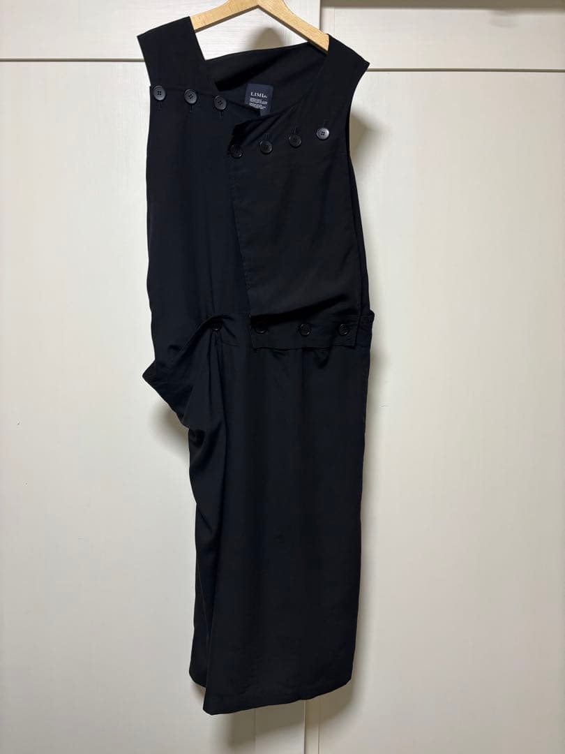 【美品】Limi feu ボタンワンピース　ブラック