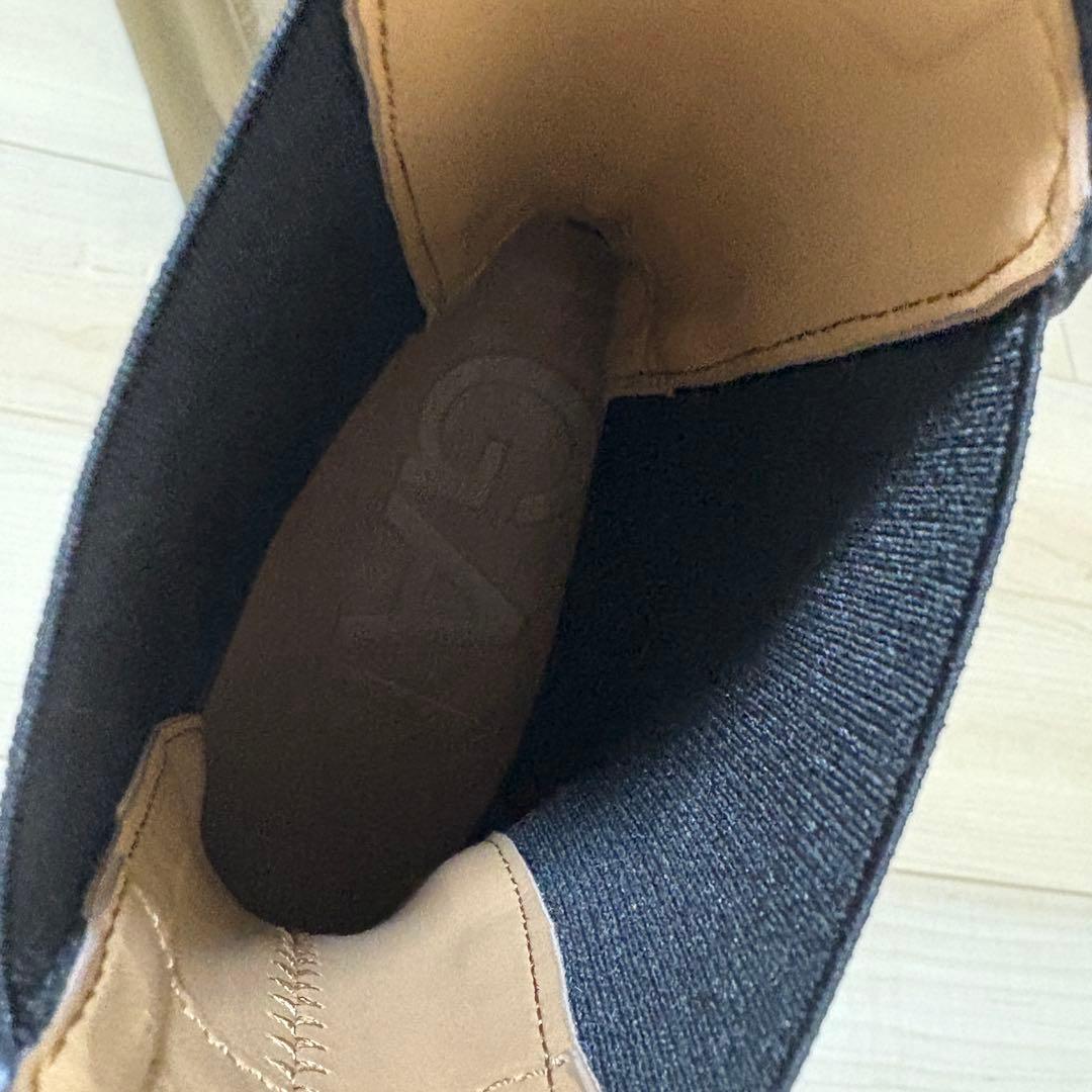 GANNI ガニー チェルシー サイドゴア ブーツ 厚底 ブラック 39