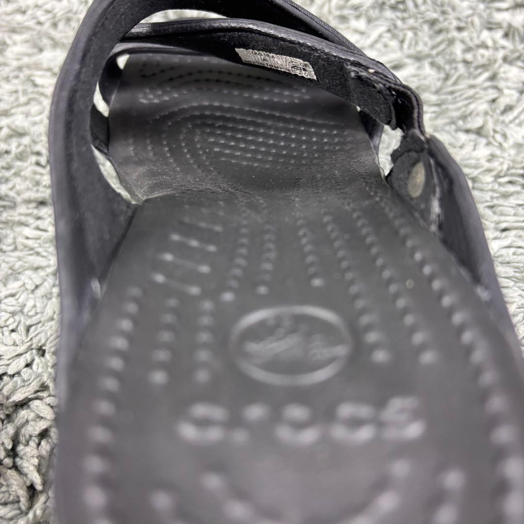 未使用 廃盤品 crocs クロックス サイプラス 黒 w8 24
