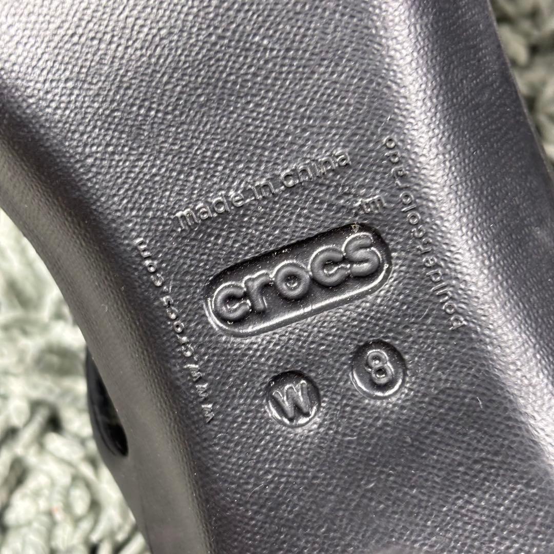 未使用 廃盤品 crocs クロックス サイプラス 黒 w8 24