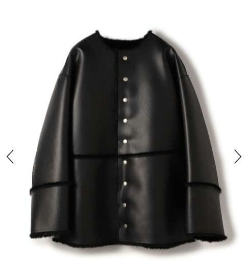 c*o様 MACPHEEフェイクムートン リバーシブルショートコート