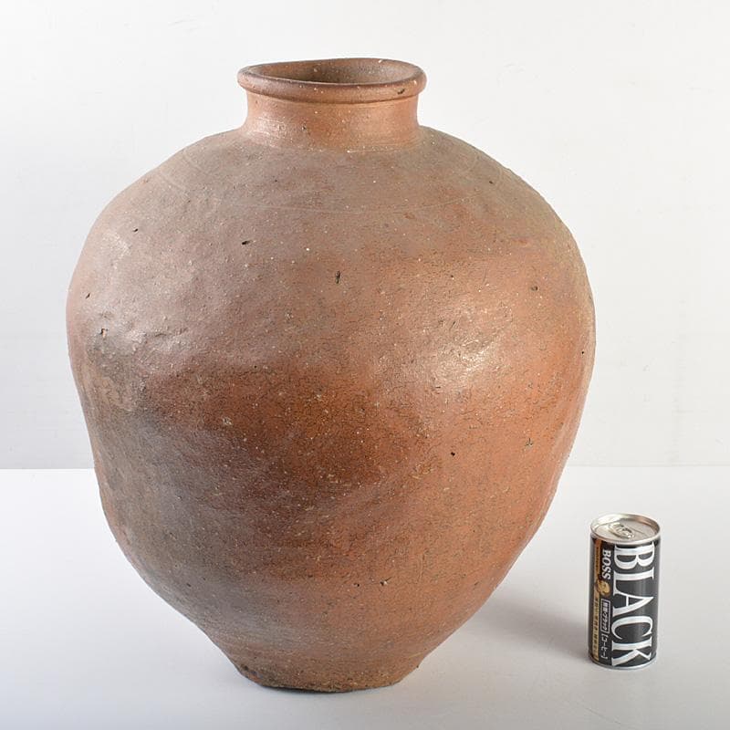 信楽焼　古信楽　種壺　高さ約45cm　C　R7460F