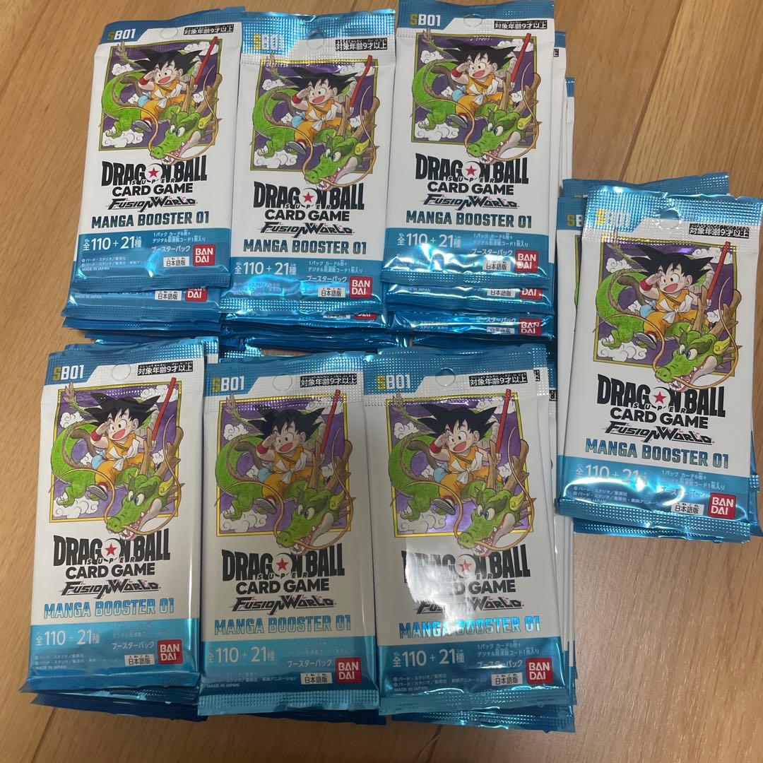 【ドラゴンボールカード】MANGA BOOSTER01 サーチ済み　72パック