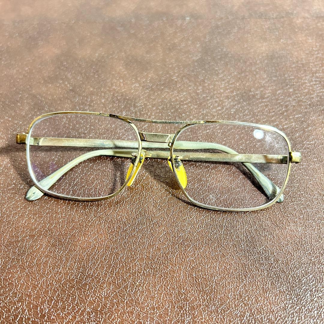 μ - son 14WGF 14K 金張り 度入り メガネ メガネフレーム