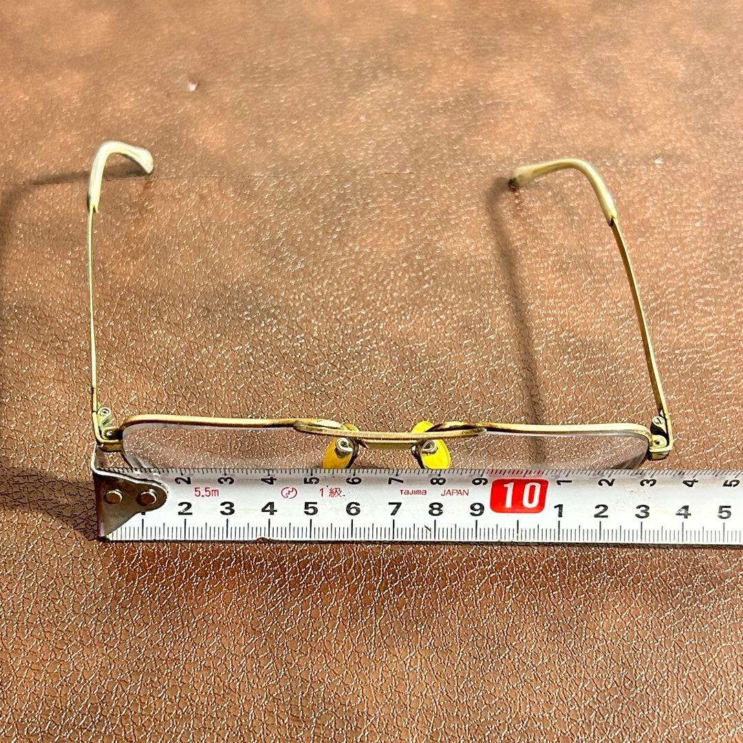 μ - son 14WGF 14K 金張り 度入り メガネ メガネフレーム