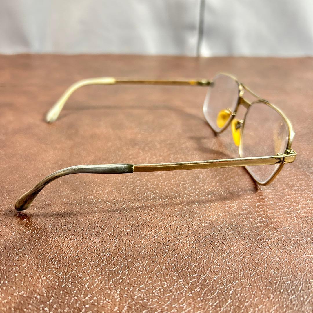 μ - son 14WGF 14K 金張り 度入り メガネ メガネフレーム