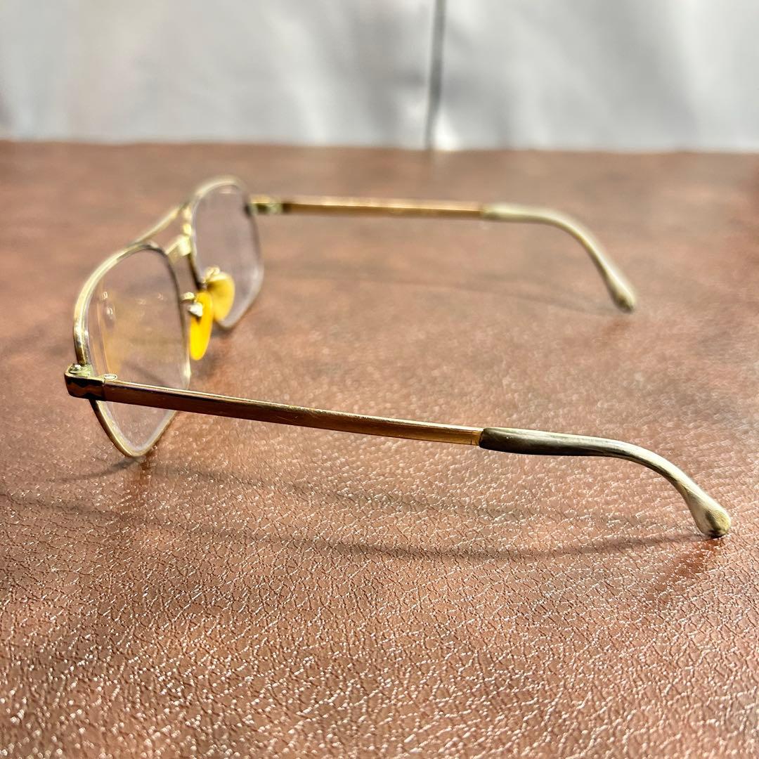 μ - son 14WGF 14K 金張り 度入り メガネ メガネフレーム