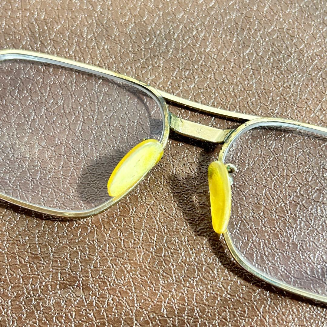 μ - son 14WGF 14K 金張り 度入り メガネ メガネフレーム