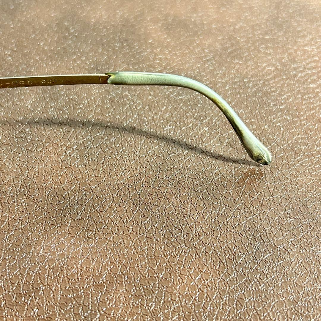 μ - son 14WGF 14K 金張り 度入り メガネ メガネフレーム