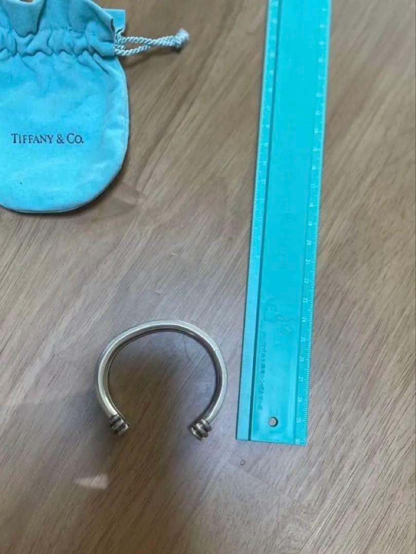 ティファニーアトラスグルーブドカフバングルSV925廃盤