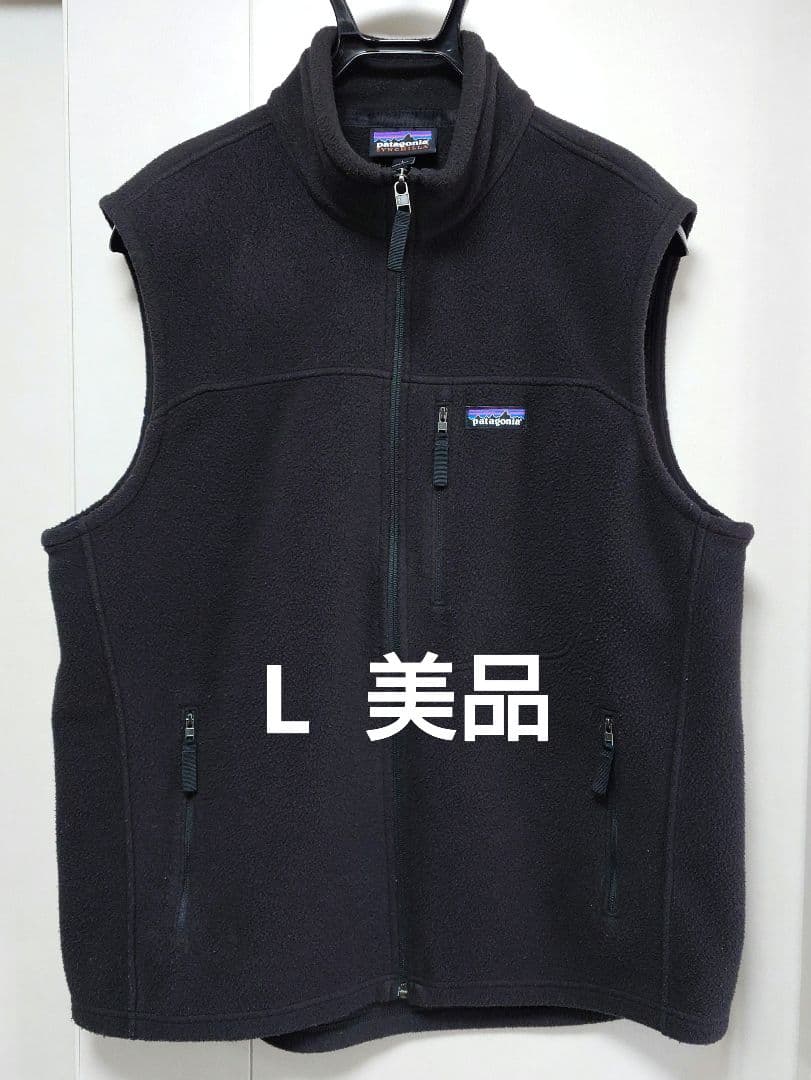 Patagonia　パタゴニア　シンチラフリースベスト　ブラック　Lサイズ 美品