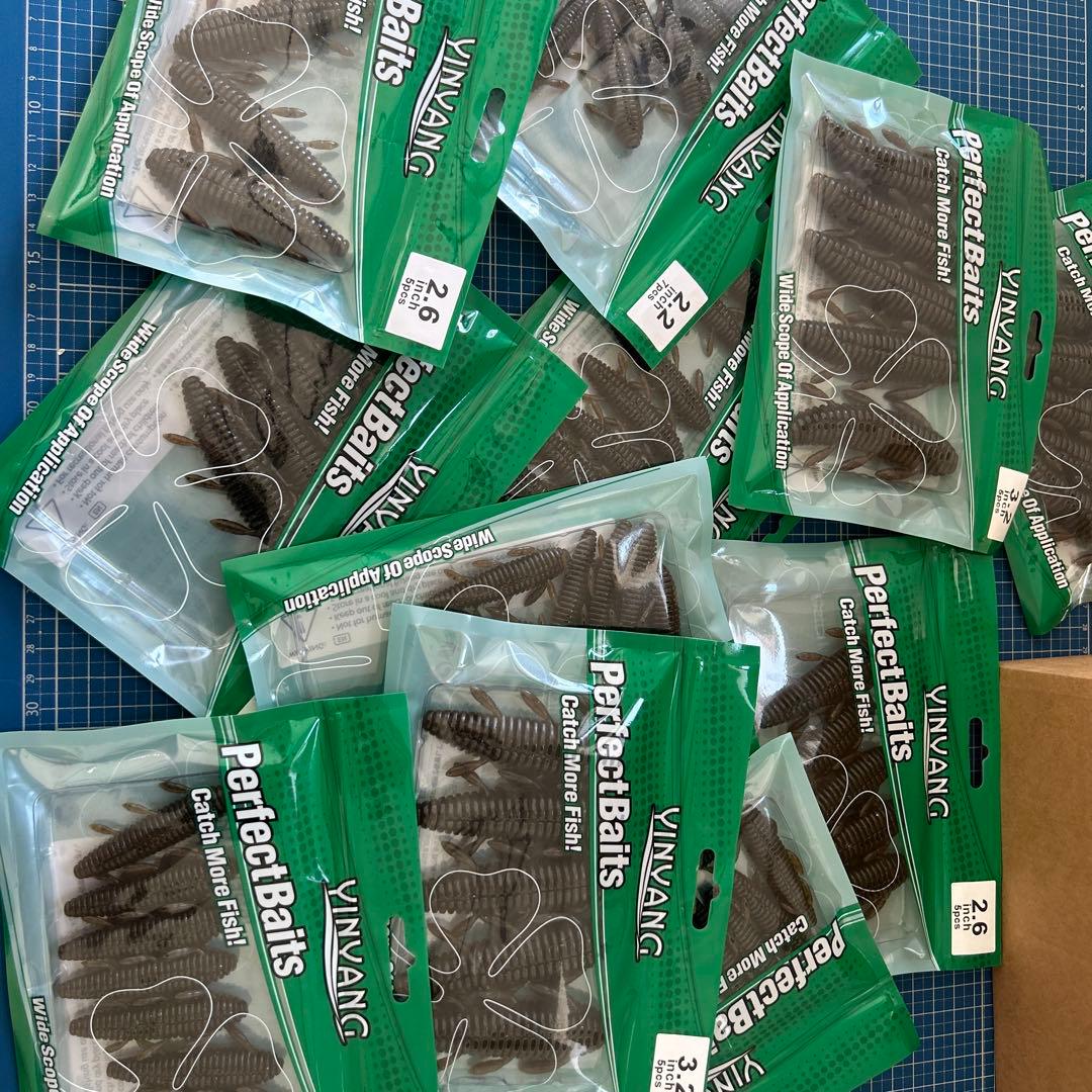 沈み虫似てます。 2.2インチ2.6インチ3.2インチどれでも100パックセット