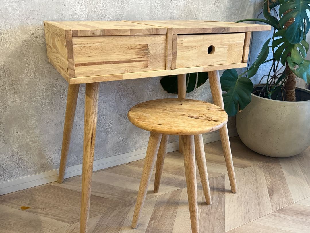 天然木製ドレッサー・鏡台