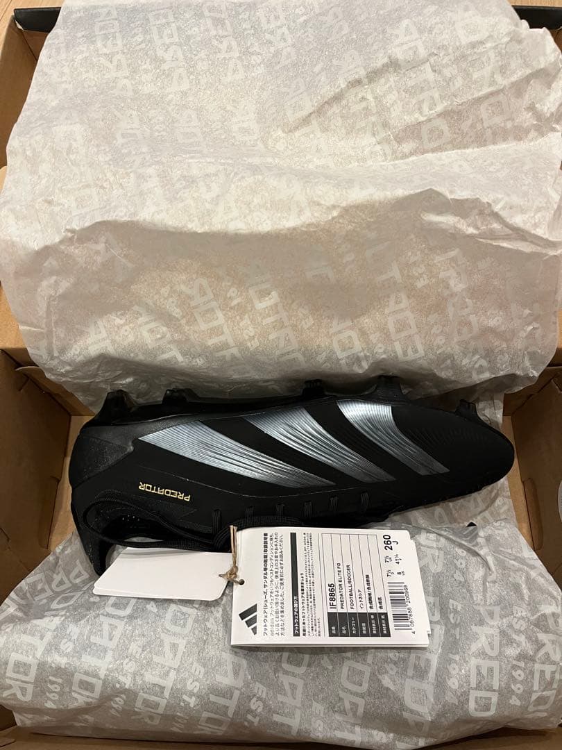 Adidas Predator Elite FG 26.0cm ブラック