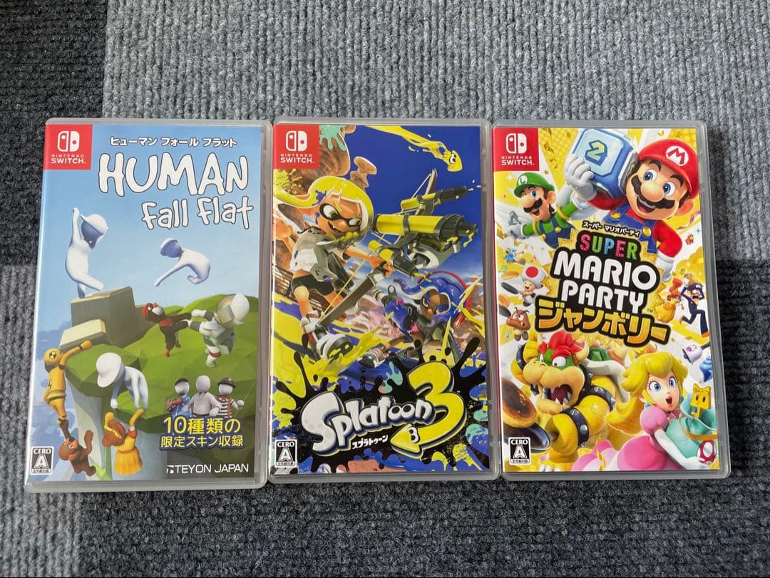 Nintendo Switch グレー 本体 ジョイコン付き マリオジャンボリー