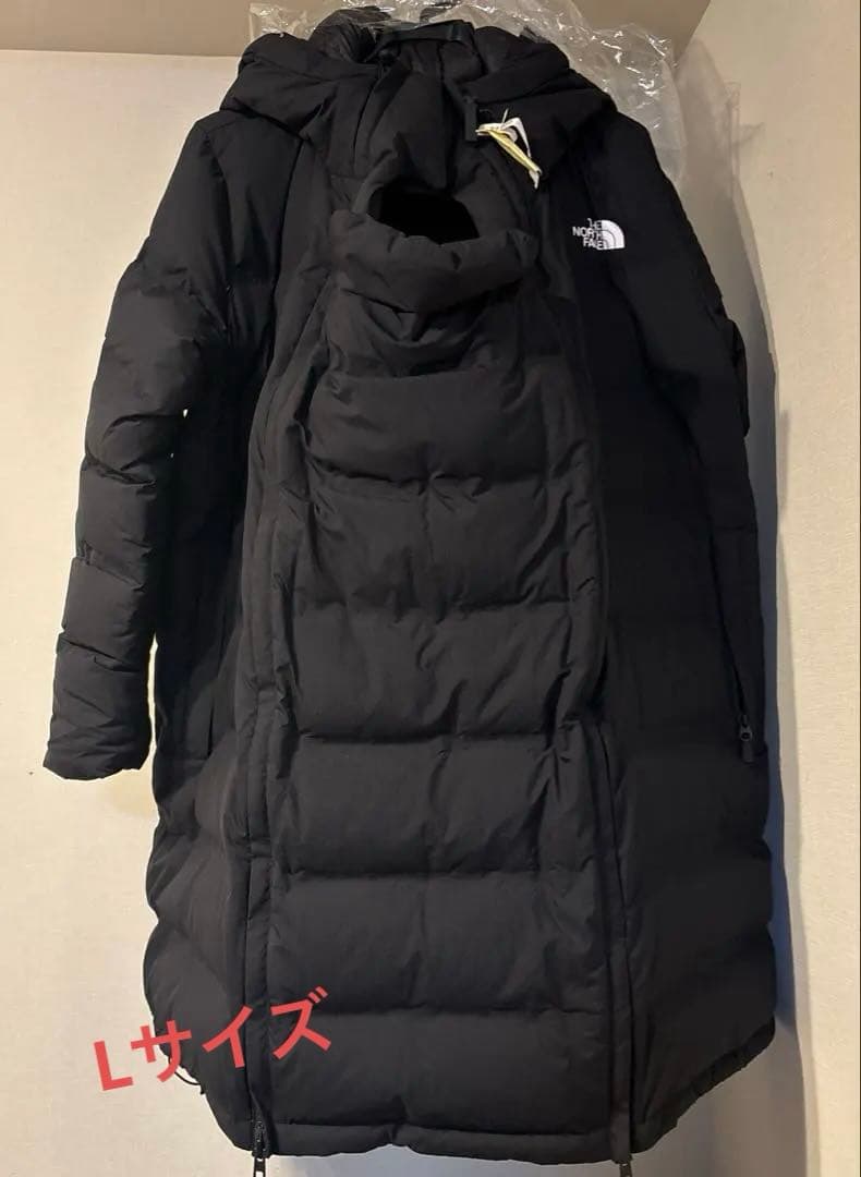 マタニティ　赤ちゃん　ダウン　ノースフェイスケープ付きダウン　Lサイズ