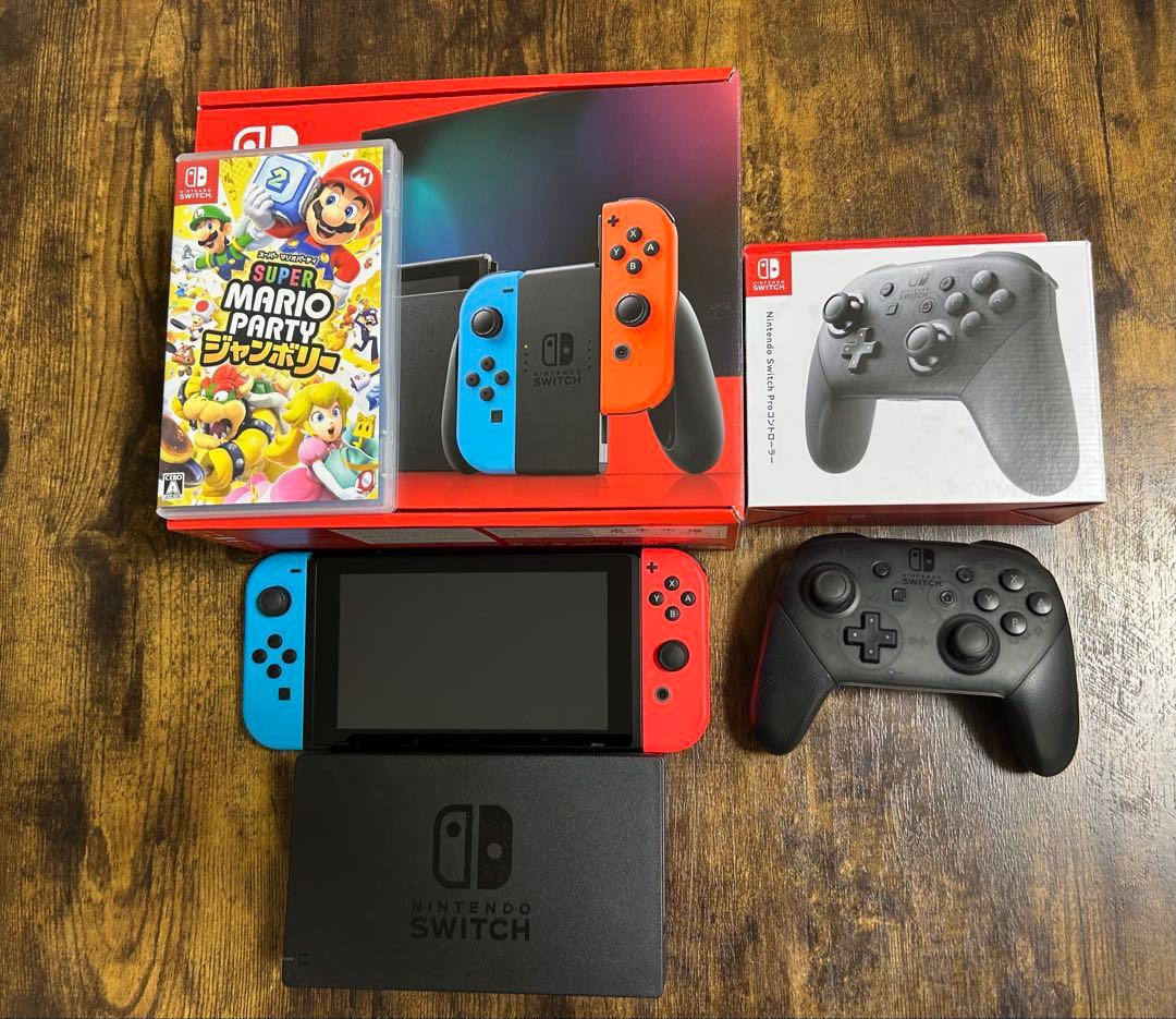 Nintendo Switch 本体 マリオパーティジャンボリー プロコン