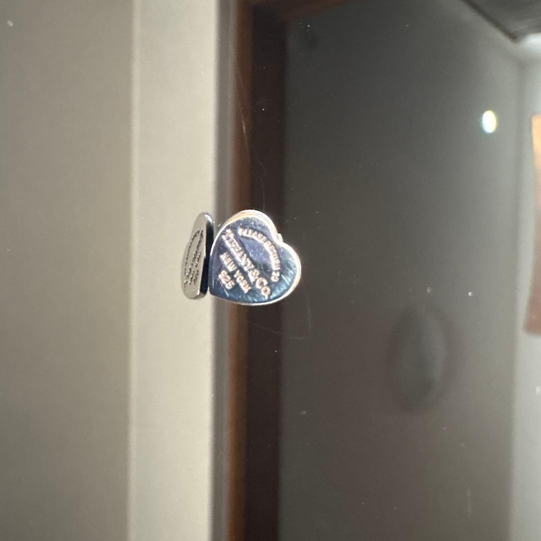 TIFFANY＆Co ティファニーピアスSV925 ハートモチーフ ピアス　片耳